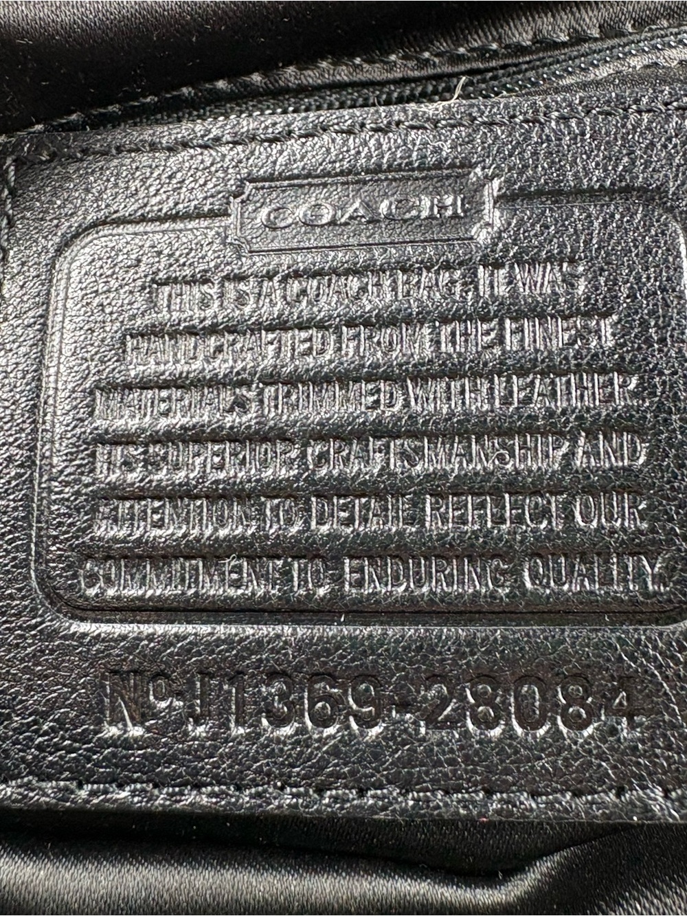 Coach Madison Small Sadie Flap Satchel Crossbody Black White Grid - Picture 10 of 11